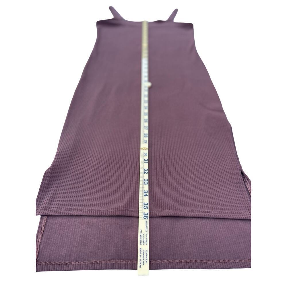 The Drop Amelia Ribbed Tank Midi Dress in Chocolate Brown – Medium - Picture 9 of 12